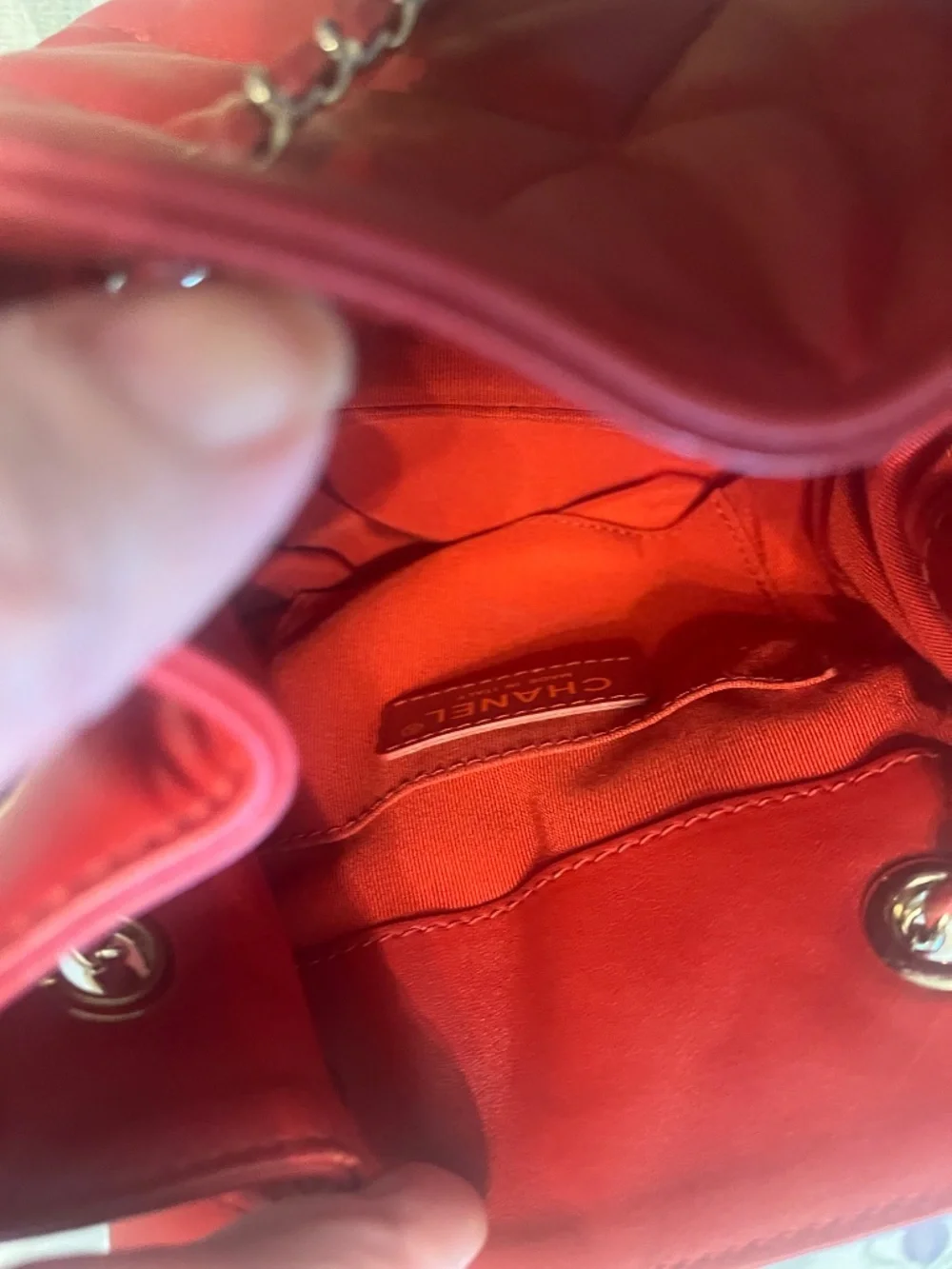 Chanel small bucket bag